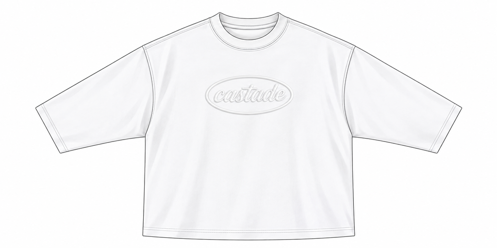 White Castade tee